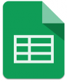 Google Tabellen App Logo