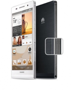 Huawei Ascend P6 mit Alu-Rahmen und Alu-Backcover